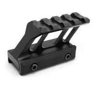 RALSPEC 20mm Picatinny Rail Riser Mount Cantilevered Hollow See Through High Profile Red Dot Sight Optics Base Extension Rifle Gun Weaver Raiser Airsoft