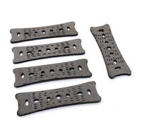 RALSPEC 5 x Replacement Catapult Pouches Microfibre Slingshot Non Slip Pouch for Hunting Bands DIY (Style B - 60mm x 18mm)