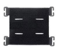 RALSPEC Black Square Laser Cut MOLLE Hook and Loop ID Display Panel Adapter for Tactical Morale Patches Badges Backpacks Vests Bags Clasp Bridge Patch Panel