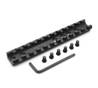 RALSPEC Flat Bottom 11 Slot 120mm x 20mm Picatinny/Weaver Scope Rail Adapter Low Profile Base Mount Air Rifle Gun Aluminium