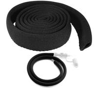RALSPEC Hydration Pack Insulated Neoprene Tube Cover Thermal Hose Sleeve Fits Camelbak Platypus Osprey Protection (Black)