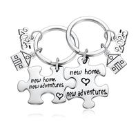 Ralukiia 2020 New Home House Warming Key Chain Going Away Gifts Basket for Friends Moving Welcome Neighbor, Housewarming Presents for New Apartment First Time Homeowners Couple