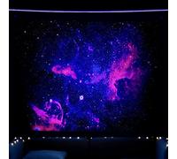 Ralxion Blacklight Tapestry UV Reactive Space Tapestry Black Light Posters for Room Galaxy Tapestry for Bedroom Aesthetic Glow in The Dark