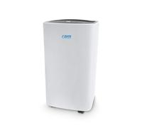 RAM 12L Dehumidifier For Drying Clothes Bedroom Office Home Garden Grow Room With Digital Humidity Sensor & Indicators Mould Damp Moisture Window Condensation Remover, White