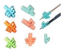 Ram® 6 Pack Pencil Grips for Children Kids Handwriting for Left and Right Handed Kids Comfortable Pencil Grips