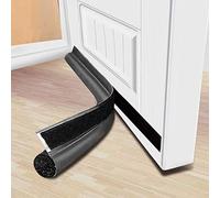 Ram® Black Large Door Draft Excluder Draught Window Insulation Draft Excluder 95CM
