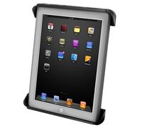 RAM Cradle, fits iPad, Original Size Versions w/ Griffin Survivor Case, Others