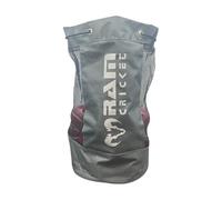 Ram Cricket Breathable Ball Bag - Durable Canvas & Nylon Mesh Storage for Up to 24 Balls, with Drawstring Closure & Reinforced Carry Strap - Compact - 39cm x 24cm