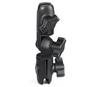 Ram Mount RAP-B-200-2U Composite Double Socket Swivel and Ratchet Arm, 159mm Diameter, Black
