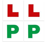 Ram® Fully Magnetic L & P Driving License Plates Learning Pass Plates Extra Strong Easy Removable Driving Plates