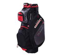 Ram Golf FX Deluxe Golf Trolley Bag with 14 Way Full Length Dividers Black/Grey/Red