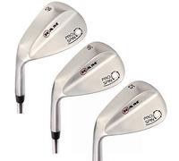Ram Golf Pro Spin 3 Wedge Set - 52° Gap, 56° Sand, 60° Lob Wedges - Mens Left Hand