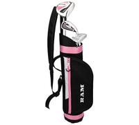Ram Golf SDX Junior Girls Golf Clubs Set with Bag (Pink, 3-5 Years, Left)