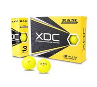 Ram Golf XDC Extreme Distance and Control Golf Balls, Yellow, 36 Pack