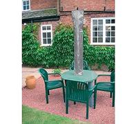 Ram© Grey Waterproof Garden Rotary Parasol Cover With Tie Down 160CM