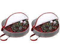 Ram® Grey Waterproof Wreath Storage Bag With Zip Waterproof Wreath Storage Bags For 30 INCH (Pack of 2)