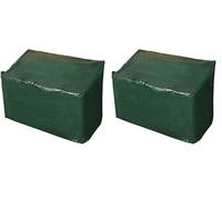 Ram® Heavy Duty 3 Seater Waterproof Outdoor Garden Bench Cover with Corner Eyelets and Securing Ropes - Suitable for Benches up to 160cm (Bench Cover) (Pack of 2)