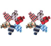 Ram® Large Hot Water Bottle with Soft Fleece Cover, 2L, for Aches and Pains (Pack of 2)