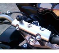 RAM Motorcycle 8MM Handlebar Clamp Base w/1" Ball, RAM-B-367U