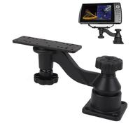 RAM Mount Horizontal 6 Inch Swivel Arm Mount, 360° Rotatable, Universal Fish Finder Mounting Base, Curved Swivel Arm Mount for Fish Finders and More