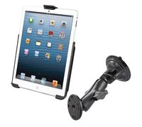 RAM Mount RAM-B-166-AP14U Passive holder Black holder - Holders (Tablet/UMPC, Passive holder, Black, Aluminium, Composite, Apple iPad mini 1, 2, 3, Suction cup)
