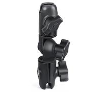 Ram Mount RAP-B-200-2U Composite Double Socket Swivel and Ratchet Arm, 159mm Diameter, Black