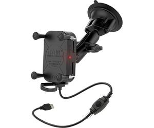 Ram Mount Tough-Charge X-Grip Car, charging holder