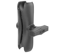 RAM MOUNTING RAM201U Short Double Socket Arm for 1.5-Inch Ball Bases, Black