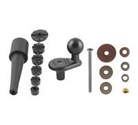 Ram Mounts Motorcycle Stem Base With 1´´ Diameter Ball Base Mount Multicolor