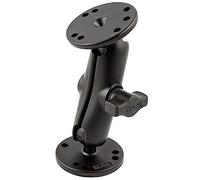 RAM MOUNTS MOUNTING SYSTEMS RAM-B-101U TO SMOOTH, FLAT SURFACES USING DOUBLE FLAT BASE