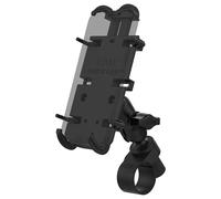 RAM MOUNTS Quick-Grip XL Phone Mount with RAM Tough-Strap Handlebar Base RAP-B-460-A-PD4U for Bikes and Motorcycle Handlebars