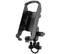 Ram Mounts RAM-B-149Z-A-GA14 Handlebar Rail Mount with Short Double Socket Arm and Zinc Coated U-Bolt Base for the Garmin Gpsmap 76C, 76Cs, 76Csx, 76Cx, 96 and 96C