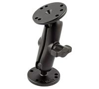 Ram Mounts Universal Double Ball Mount With Two Round Plates B Size Medium Mono Pivot Arm
