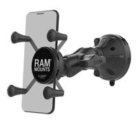 RAM Suction Cup Short Arm Car Mount w/ Universal X-Grip Holder for Cell Phone SmartPhone iPhone