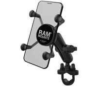 RAM X-Grip Motorcycle Handle Bar Mount for iPhone 15, 14, 13, 12, Original Size