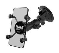 RAM MOUNTS X-Grip Suction Mount for Smartphones up to 82.6 mm Wide - B-ball (1 Inch) Medium Connection Arm - RAM-B-166-UN7U