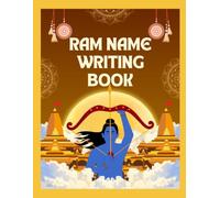 Ram Name Writing Book - 51,000 Spaces | Shri Ram Naam Lekhan Notebook | Hindu Devotional Writing Practice Book | Spiritual Meditation & Prayer Journal