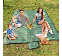 Ram Online Armo Extra Large Tartan Picnic Blanket Green
