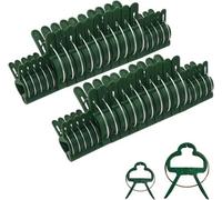 Ram Online Ram 100 Pcs Garden Plant Clips Adjustable Plant Stem Clips For Support Vine Vegetables Tomatoes Climbing Plants 2 Sizes