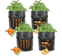 Ram Online Ram 4 Pack 7 Gallon Potato Grow Bag Set