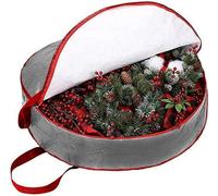 Ram Online Ram Grey Waterproof Wreath Storage Bag With Zip Waterproof Wreath Storage Bags For 30 Inch