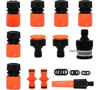 Ram Online Ram Tap Connector Indoor Outdoor Kitchen Hose Connector Hose Pipe Garden Mixer Connectors Part X 15 Pieces