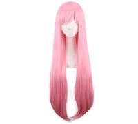 Ram or Rem Cosplay Wigs Re:life in a Different World from Zero Pink Blue 80cm Long Straight Synthetic Hair Wigs for Adult