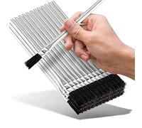 RAM-PRO 36 Flexible Bristle Tin/Metal Tubular Ferrule Handle Acid/Flux Brushes for Home/School/Shop/Garage