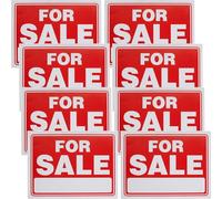 Ram-Pro 9" X 12" Sale Sign for Car and Auto Sales - Rust Free Clear and Visible Text Long Lasting with A Space to Hand Write, (8 Pack)