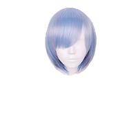 Ram Rem Cosplay Wig Re: Life In A Different World From Zero Halloween Costume Pink Blue Anime Wig OneSize Blue