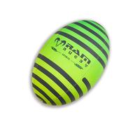 Ram Rugby - Club Quality Fun Neon Spiral - Squad Training Ball - Sizes 5, 4, 3, & Mini - 3ply, 3-D Grip - Junior Children Mini Youth Adult Gift Street Trainer