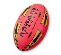 Ram Rugby - Gripper 2.0 Pro Ultimate Trainer Rugby Ball, Size 5 & Pump