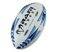 Ram Rugby Rugby Ball Micro Softee Ball - Size 2.5 - Perfect Starter Ball - Suitable For Children - Ages 4-6 years and Fun Gifts for all - Light Sky/Navy