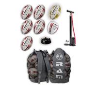 Ram Rugby - Skills Ball Bundle - Size 5, 4 or 3 - Improve Passing, Catching, Kicking and Throwing Skills